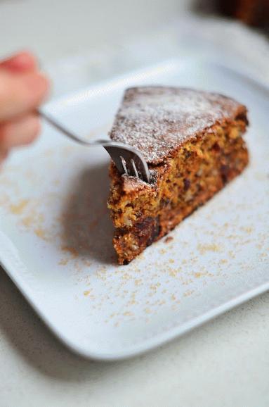 Zdjęcie - Cynamonowe ciasto marchewkowe z żurawiną i orzechami - Przepisy kulinarne ze zdjęciami