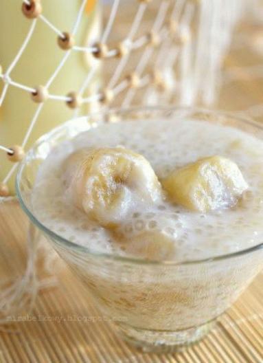 Zdjęcie - Banany i tapioka w mleku kokosowym - Przepisy kulinarne ze zdjęciami