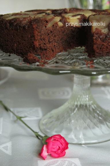 Zdjęcie - Zimowe ciasto czekoladowe - Przepisy kulinarne ze zdjęciami