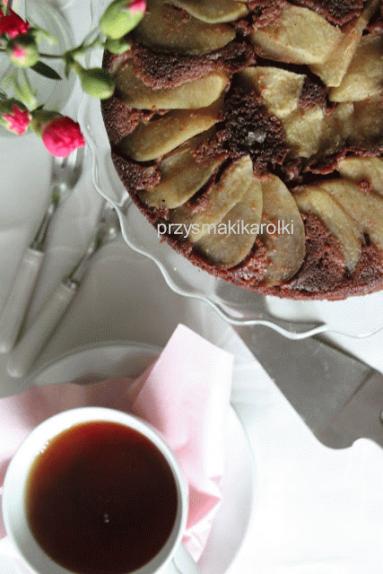 Zdjęcie - Zimowe ciasto czekoladowe - Przepisy kulinarne ze zdjęciami