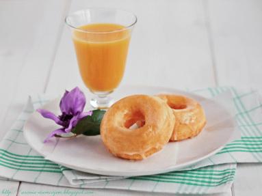 Zdjęcie - Pomarańczowe pączki z dziurką - Przepisy kulinarne ze zdjęciami