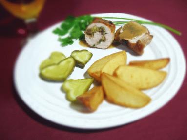 Zdjęcie - Roladki z polędwiczek wieprzowych - Przepisy kulinarne ze zdjęciami