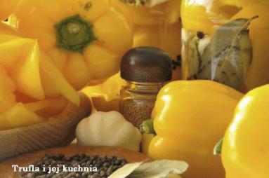 Zdjęcie - Papryka marynowana- żółta - Przepisy kulinarne ze zdjęciami