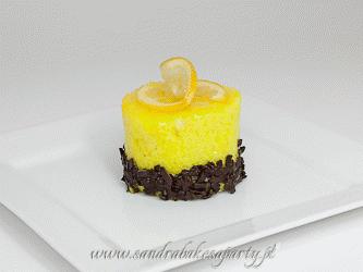 Zdjęcie - Mini torcik cytrynowy - Przepisy kulinarne ze zdjęciami