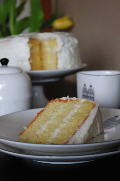 Zdjęcie - "Django" : Białe ciasto (White Cake) - Przepisy kulinarne ze zdjęciami