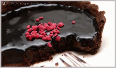 Zdjęcie - Tarta czekoladowa - Przepisy kulinarne ze zdjęciami