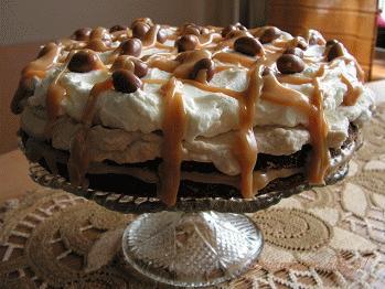 Zdjęcie - Tort  karmelowo-waniliowy - Przepisy kulinarne ze zdjęciami