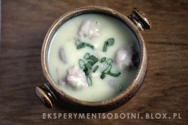 Zdjęcie - biała zupa krem - Przepisy kulinarne ze zdjęciami