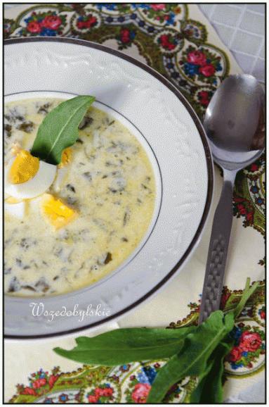Zdjęcie - Wiosenna zupa szczawiowa. - Przepisy kulinarne ze zdjęciami
