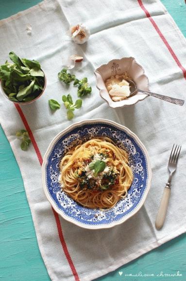 Zdjęcie - Spaghetti na sposób wiosenny - Przepisy kulinarne ze zdjęciami
