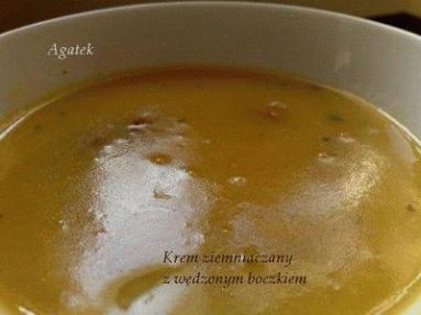 Zdjęcie - Krem ziemniaczany z wędzonym boczkiem - Przepisy kulinarne ze zdjęciami