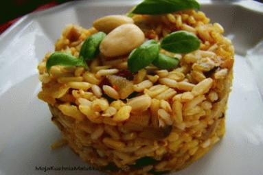 Zdjęcie - Ryż curry z żurawina i migdałami - Przepisy kulinarne ze zdjęciami