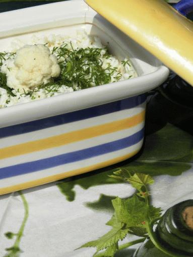 Zdjęcie - Nietypowa surówka z kalafiora - Przepisy kulinarne ze zdjęciami