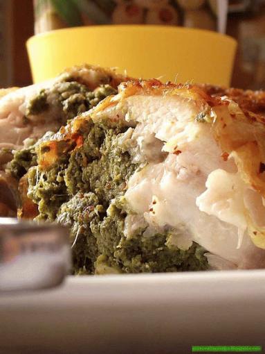 Zdjęcie - Roladki z kurczaka z rokpolem i szpinakiem - Przepisy kulinarne ze zdjęciami