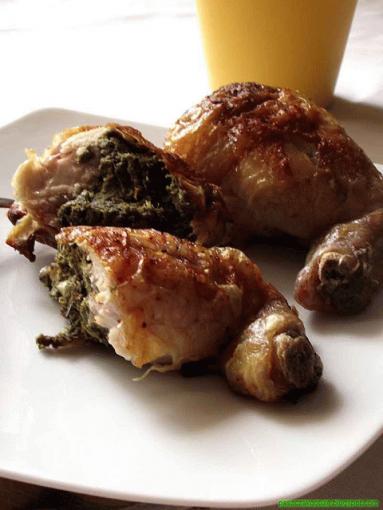 Zdjęcie - Faszerowane nóżki kurczaka - Przepisy kulinarne ze zdjęciami