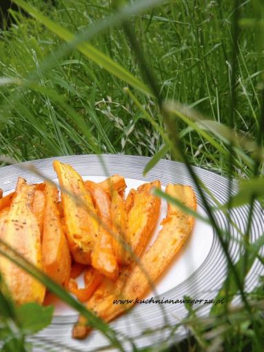Zdjęcie - Młoda pieczona marchewka - Przepisy kulinarne ze zdjęciami
