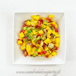 Zdjęcie - Salsa z mango i awokado - Przepisy kulinarne ze zdjęciami