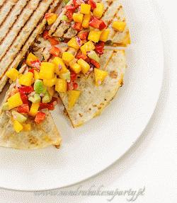 Zdjęcie - Quesadillas z wieprzowiną - Przepisy kulinarne ze zdjęciami