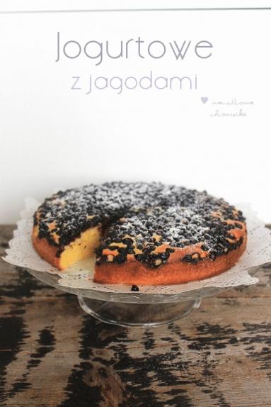 Zdjęcie - Jogurtowe z jagodami - Przepisy kulinarne ze zdjęciami