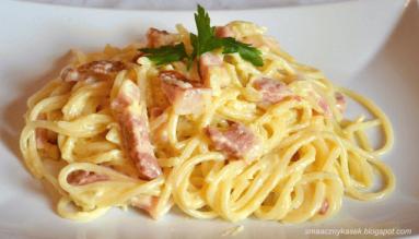 Zdjęcie - Spaghetti Carbonara - Przepisy kulinarne ze zdjęciami