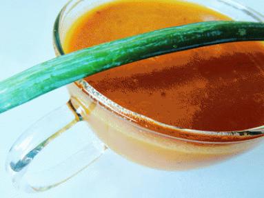 Zdjęcie - Zupa krem pomidorowo - paprykowy z mascarpone, wędzoną papryką i kurkumą - Przepisy kulinarne ze zdjęciami