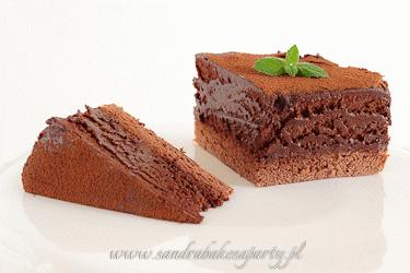 Zdjęcie - Wspaniały mus czekoladowy na biszkopcie genueńskim - Przepisy kulinarne ze zdjęciami