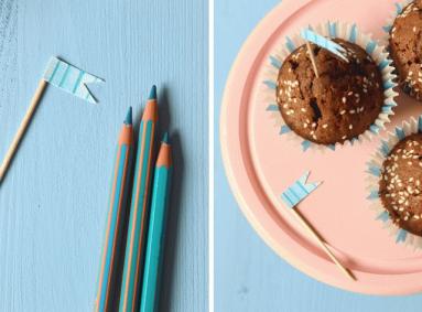 Zdjęcie - Muffiny z sezamem i cukierkami toffi - Przepisy kulinarne ze zdjęciami