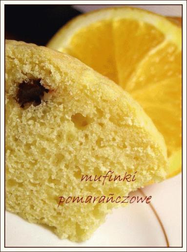 Zdjęcie - Mufinki pomarańczowe - Przepisy kulinarne ze zdjęciami