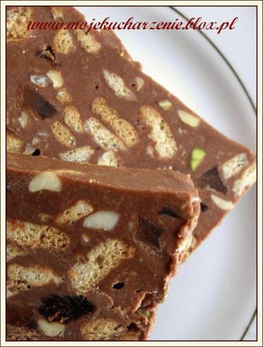 Zdjęcie - Blok czekoladowy  - Przepisy kulinarne ze zdjęciami