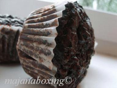 Zdjęcie - Czekoladowe muffinki z nutellą - Przepisy kulinarne ze zdjęciami