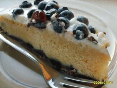 Zdjęcie - Ciasto z borówką amerykańską - Przepisy kulinarne ze zdjęciami