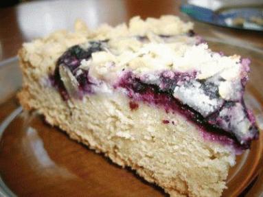 Zdjęcie - Ciasto z serem i jagodami - Przepisy kulinarne ze zdjęciami