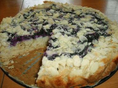 Zdjęcie - Ciasto z serem i jagodami - Przepisy kulinarne ze zdjęciami