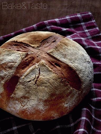 Zdjęcie - Chleb pszenny z mascarpone (na zakwasie) - Przepisy kulinarne ze zdjęciami