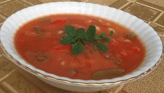 Zdjęcie - Zupa a'la minestrone - Przepisy kulinarne ze zdjęciami