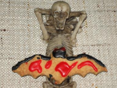 Zdjęcie - Straszne ciasteczka na Halloweenn. - Przepisy kulinarne ze zdjęciami
