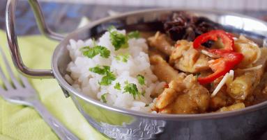 Zdjęcie - Curry z kurczakiem po malezyjsku/Malaysian chicken curry - Przepisy kulinarne ze zdjęciami
