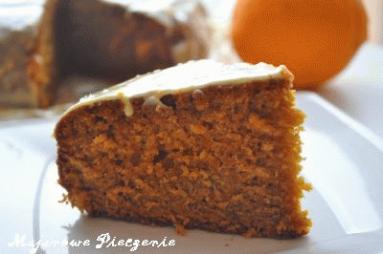 Zdjęcie - Ciasto dyniowe z pomarańczowym lukrem - Przepisy kulinarne ze zdjęciami