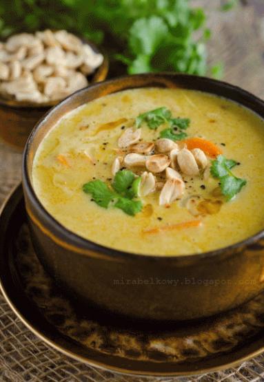 Zdjęcie - Afrykańska zupa orzechowa - Przepisy kulinarne ze zdjęciami