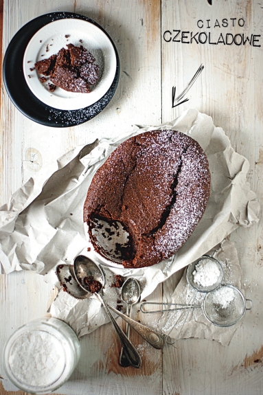 Zdjęcie - Czekoladowe ciasto wyjadane łyżeczkami - Przepisy kulinarne ze zdjęciami