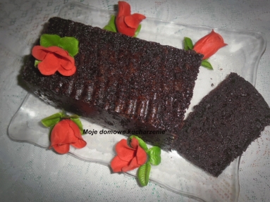 Zdjęcie - Ciasto kakaowo - kawowe ciasto na jogurcie - Przepisy kulinarne ze zdjęciami