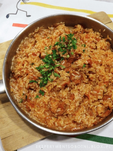 Zdjęcie - czerwone risotto - Przepisy kulinarne ze zdjęciami