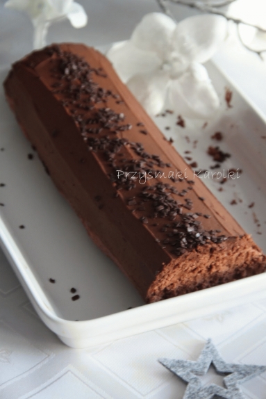 Zdjęcie - Rolada czekoladowa - Przepisy kulinarne ze zdjęciami