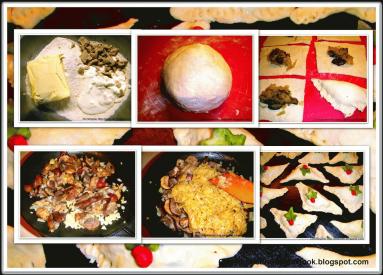 Zdjęcie - Świąteczne pierogi z kapustą i grzybami. - Przepisy kulinarne ze zdjęciami