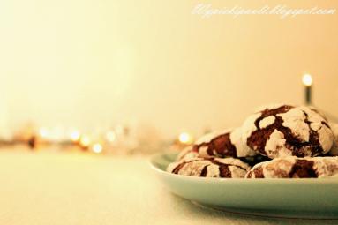 Zdjęcie - Popękane ciasteczka czekoladowe - Przepisy kulinarne ze zdjęciami