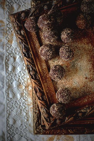Zdjęcie - Czekoladowe trufle z nutką pomarańczy - chocolate orange truffles - Przepisy kulinarne ze zdjęciami