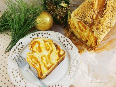 Zdjęcie - Drożdżówka z serkiem, morelami i kruszonką/Apricot cream cheese babka with streusel - Przepisy kulinarne ze zdjęciami