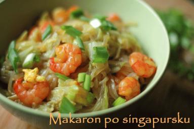 Zdjęcie - MAKARON PO SINGAPURSKU - Przepisy kulinarne ze zdjęciami