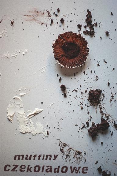 Zdjęcie - Podwójnie muffiny czekoladowe - Double chocolate muffins - Przepisy kulinarne ze zdjęciami