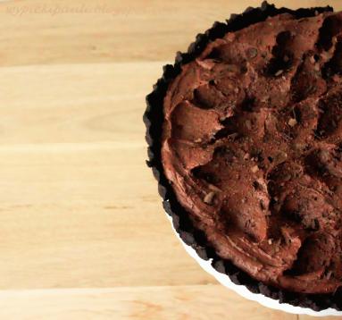 Zdjęcie - Podwójnie czekoladowa tarta - Przepisy kulinarne ze zdjęciami